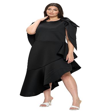 Plus Size Espinoza Surplice Maxi Dress