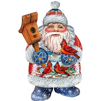 Holiday Bird Christmas 24-Inch Door Decor by G. DeBrekht - Unique Wooden Holiday Décor