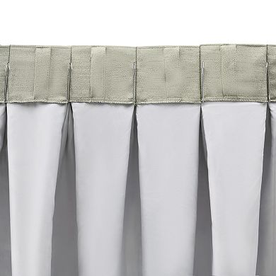 Grasscloth 2/Way Pinch Pleated w/Back Tabs Patio Panel