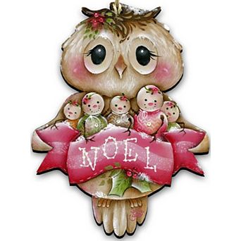 Owl You Need Is Love 24-Inch Handcrafted Wooden Door Decor by J. Mills-Price - Christmas Decor