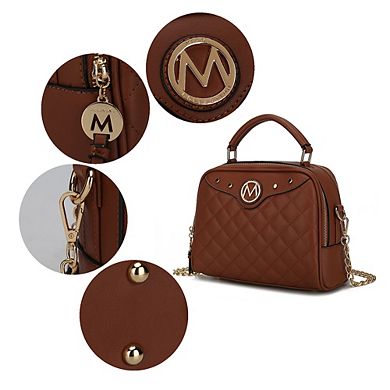 MKF Collection Samira Vegan Leather Satchel Bag by Mia K