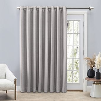 Grasscloth Lined Grommet Patio Panel w/Wand