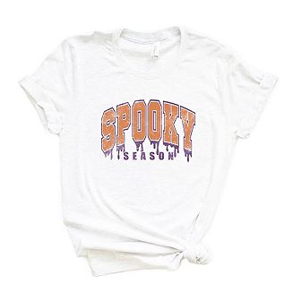Spooky Season Varsity Drip Short Sleeve Graphic Tee