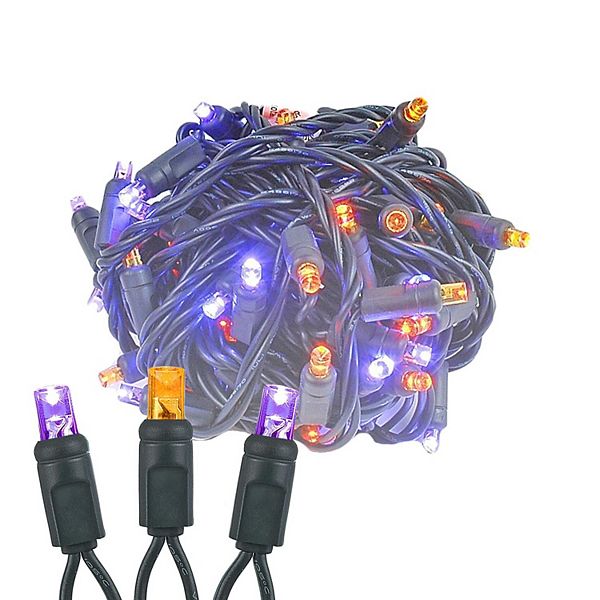 Novelty Lights 50 Led Halloween Mini Light Set 5mm Bulb Outdoor