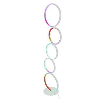 RGB Minimalist Circular Floor Lamp