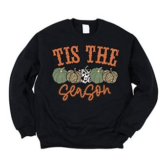 Simply Sage Market Tis The Season Leopard Pumpkin Sweatshirt