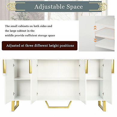 Merax Modern sideboard,Kitchen Cabinet