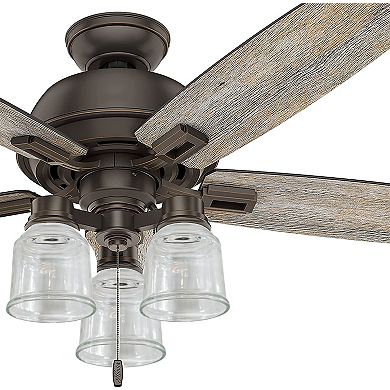 Clear Glass Shade Lamp Replacement Kit For Ceiling Fan Light Kits. (4-pack)