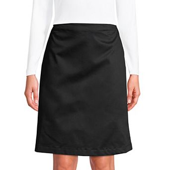 Women's Lands' End School Uniform Above the Knee Blend Chino Skort