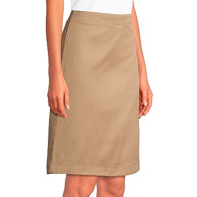 Women's Lands' End School Uniform Blend Chino Skort