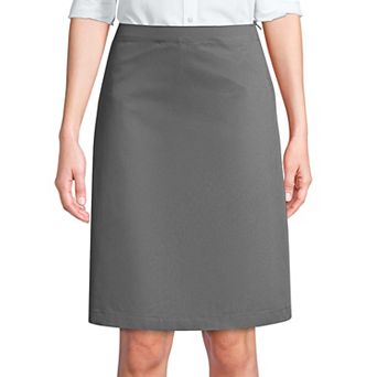 Women's Lands' End School Uniform Blend Chino Skort