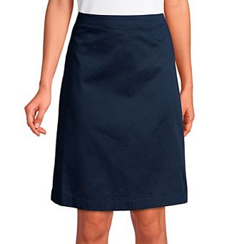 Women's Lands' End School Uniform Blend Chino Skort