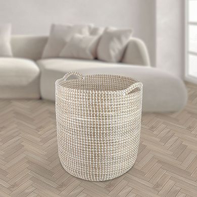 Belle Maison Round Seagrass Basket