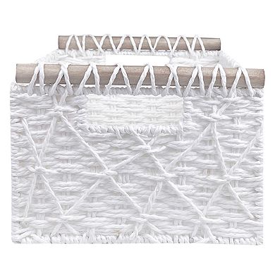 Belle Maison Paper Weave Basket