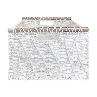 Belle Maison Paper Weave Basket
