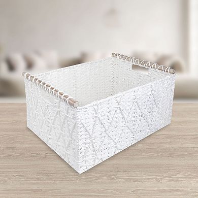 Belle Maison Paper Weave Basket