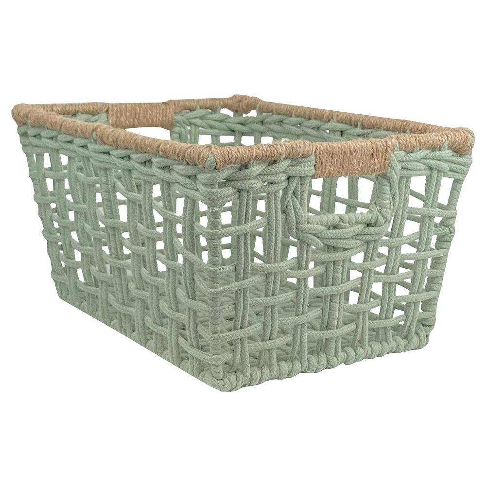 Belle Maison Large Tapered Cotton Rope Basket