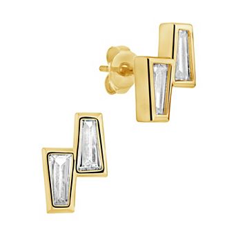 MC Collective Colsie Cubic Zirconia Nickel Free Stud Earrings