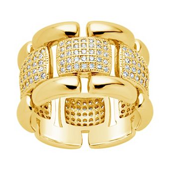 MC Collective Cubic Zirconia Chain Ring