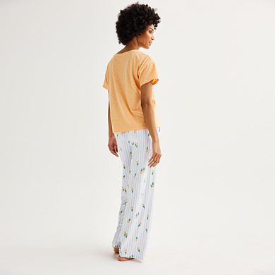 Women's Sonoma Goods For Life® Pajama Top & Pajama Pants Set