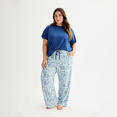 Plus Size Sonoma Goods For Life® Pajama Top & Pajama Pants Set