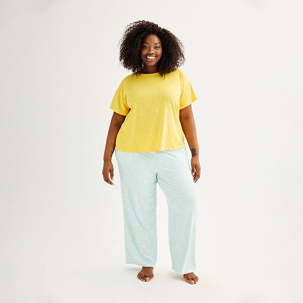 Plus Size Sonoma Goods For Life® Pajama Top & Pajama Pants Set