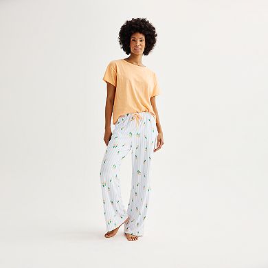 Petite Sonoma Goods For Life® Pajama Top & Pajama Pants Set