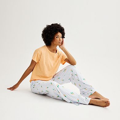 Petite Sonoma Goods For Life® Pajama Top & Pajama Pants Set