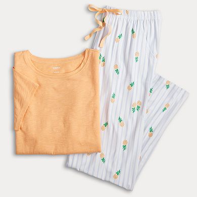 Petite Sonoma Goods For Life® Pajama Top & Pajama Pants Set