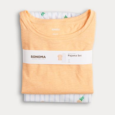 Petite Sonoma Goods For Life® Pajama Top & Pajama Pants Set