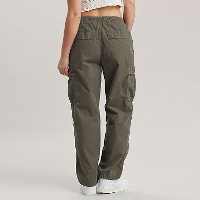 Juniors' UNIONBAY Peached Cargo Parachute Pants