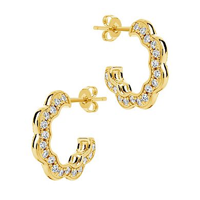 MC Collective Cubic Zirconia Bezzle Hoops