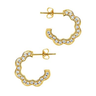 MC Collective Cubic Zirconia Bezzle Hoops