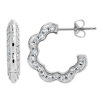 MC Collective Cubic Zirconia Bezzle Hoops
