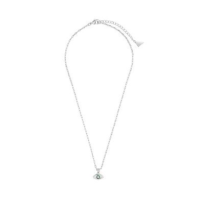 MC Collective Evil Eye Dyed White Freshwater Cultured Pearl Pendant Necklace