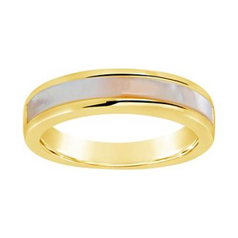 MC Collective Dyed White Freshwater Cultured Pearl Band Ring