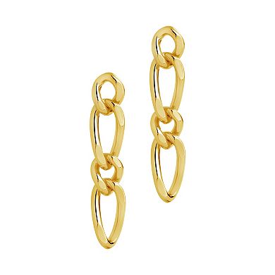 MC Collective Chain Link Drop Stud Earrings