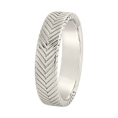MC Collective Textured Band Ring
