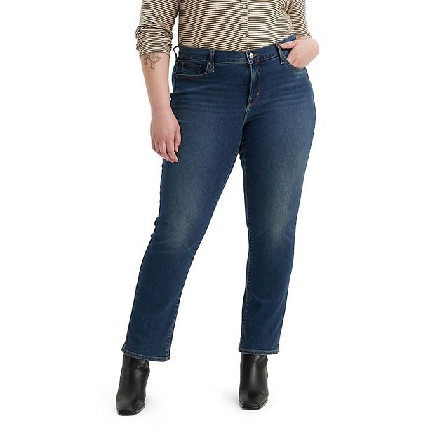 Levi's women's plus size 314 shaping straight jean hotsell