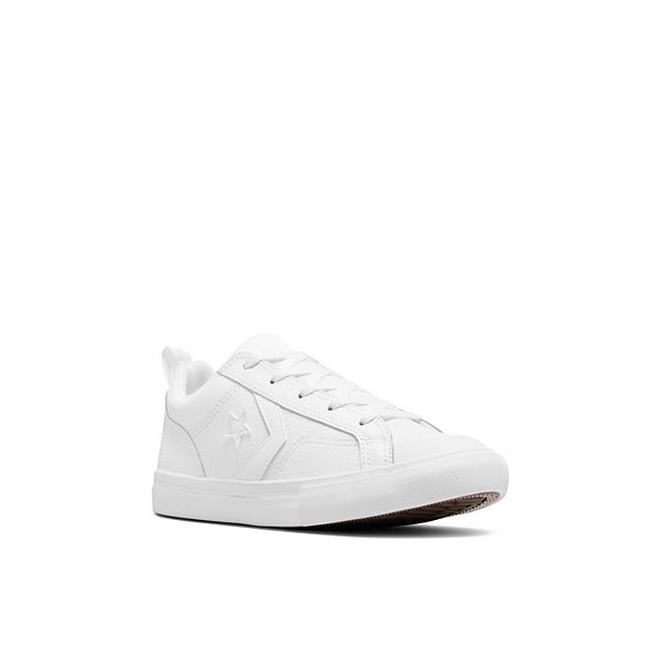 Converse Pro Blaze Boys' Leather Sneakers - White (4)