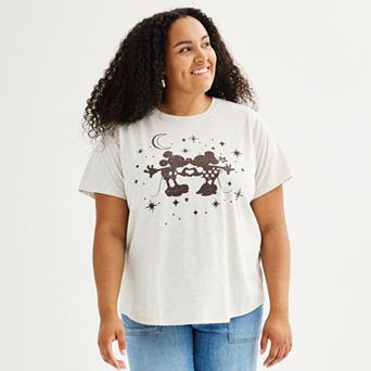 Plus Size Disney's Mickey and Minnie Graphic Tee