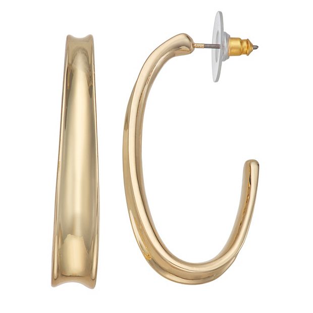 Napier gold deals hoop earrings