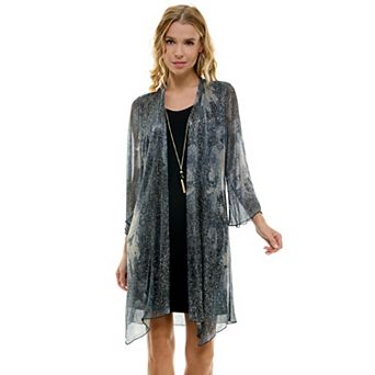 Womens Luxology 2 pc Necklace & Jacket Dress Set