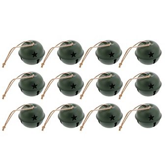 50mm Jingle Bell Ornaments - 12 Pack