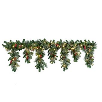 Classic Cascading Mantel Swag