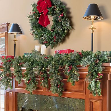 Classic Cascading Mantel Swag
