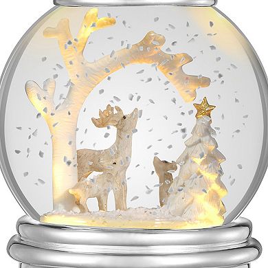 Snowburst™ Christmas Snow Globe Candle Holder - Deer