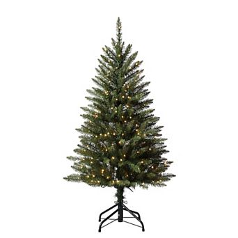 4 Foot Dumont Fir Pre-lit with Warm White LED Lights