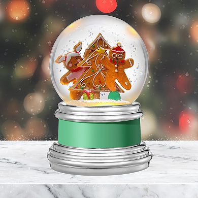 Snowburst™ Snow Globe - Gingerbread Children and Tree