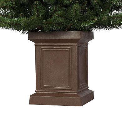 3.5 Foot Berkley Fir Tree, Unlit in Brown Pot